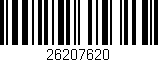 Código de barras (EAN, GTIN, SKU, ISBN): '26207620'