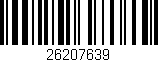 Código de barras (EAN, GTIN, SKU, ISBN): '26207639'