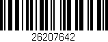 Código de barras (EAN, GTIN, SKU, ISBN): '26207642'