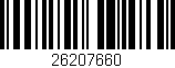 Código de barras (EAN, GTIN, SKU, ISBN): '26207660'