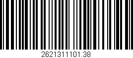 Código de barras (EAN, GTIN, SKU, ISBN): '2621311101.38'