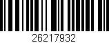 Código de barras (EAN, GTIN, SKU, ISBN): '26217932'