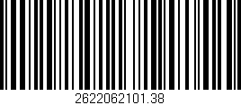 Código de barras (EAN, GTIN, SKU, ISBN): '2622062101.38'