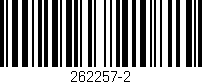 Código de barras (EAN, GTIN, SKU, ISBN): '262257-2'