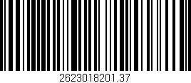 Código de barras (EAN, GTIN, SKU, ISBN): '2623018201.37'