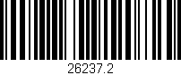 Código de barras (EAN, GTIN, SKU, ISBN): '26237.2'