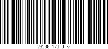 Código de barras (EAN, GTIN, SKU, ISBN): '26238_170_0_M'