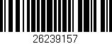 Código de barras (EAN, GTIN, SKU, ISBN): '26239157'