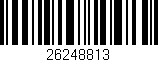 Código de barras (EAN, GTIN, SKU, ISBN): '26248813'