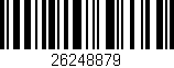 Código de barras (EAN, GTIN, SKU, ISBN): '26248879'