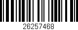 Código de barras (EAN, GTIN, SKU, ISBN): '26257468'