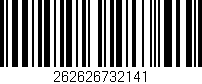 Código de barras (EAN, GTIN, SKU, ISBN): '262626732141'
