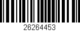 Código de barras (EAN, GTIN, SKU, ISBN): '26264453'