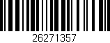Código de barras (EAN, GTIN, SKU, ISBN): '26271357'