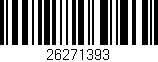 Código de barras (EAN, GTIN, SKU, ISBN): '26271393'