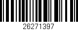 Código de barras (EAN, GTIN, SKU, ISBN): '26271397'