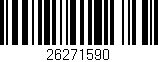 Código de barras (EAN, GTIN, SKU, ISBN): '26271590'