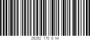Código de barras (EAN, GTIN, SKU, ISBN): '26282_170_0_M'
