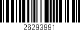 Código de barras (EAN, GTIN, SKU, ISBN): '26293991'