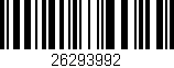 Código de barras (EAN, GTIN, SKU, ISBN): '26293992'