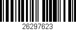 Código de barras (EAN, GTIN, SKU, ISBN): '26297623'