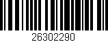 Código de barras (EAN, GTIN, SKU, ISBN): '26302290'