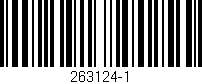 Código de barras (EAN, GTIN, SKU, ISBN): '263124-1'