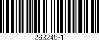 Código de barras (EAN, GTIN, SKU, ISBN): '263245-1'