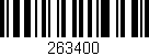 Código de barras (EAN, GTIN, SKU, ISBN): '263400'