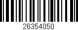 Código de barras (EAN, GTIN, SKU, ISBN): '26354050'