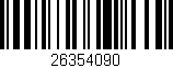Código de barras (EAN, GTIN, SKU, ISBN): '26354090'