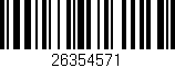 Código de barras (EAN, GTIN, SKU, ISBN): '26354571'