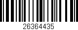 Código de barras (EAN, GTIN, SKU, ISBN): '26364435'