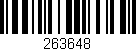 Código de barras (EAN, GTIN, SKU, ISBN): '263648'