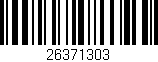 Código de barras (EAN, GTIN, SKU, ISBN): '26371303'