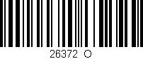 Código de barras (EAN, GTIN, SKU, ISBN): '26372_O'