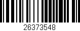 Código de barras (EAN, GTIN, SKU, ISBN): '26373548'