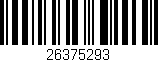 Código de barras (EAN, GTIN, SKU, ISBN): '26375293'