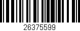 Código de barras (EAN, GTIN, SKU, ISBN): '26375599'