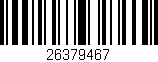 Código de barras (EAN, GTIN, SKU, ISBN): '26379467'