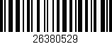 Código de barras (EAN, GTIN, SKU, ISBN): '26380529'