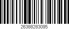 Código de barras (EAN, GTIN, SKU, ISBN): '26388283095'