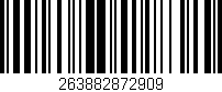 Código de barras (EAN, GTIN, SKU, ISBN): '263882872909'