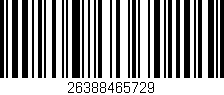 Código de barras (EAN, GTIN, SKU, ISBN): '26388465729'