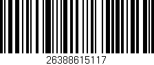 Código de barras (EAN, GTIN, SKU, ISBN): '26388615117'