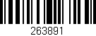 Código de barras (EAN, GTIN, SKU, ISBN): '263891'