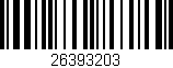 Código de barras (EAN, GTIN, SKU, ISBN): '26393203'