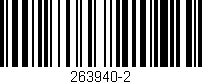 Código de barras (EAN, GTIN, SKU, ISBN): '263940-2'