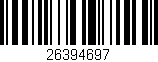 Código de barras (EAN, GTIN, SKU, ISBN): '26394697'