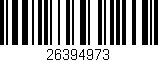 Código de barras (EAN, GTIN, SKU, ISBN): '26394973'